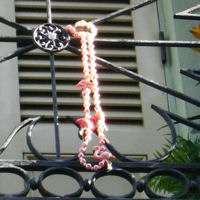 flamingo beads